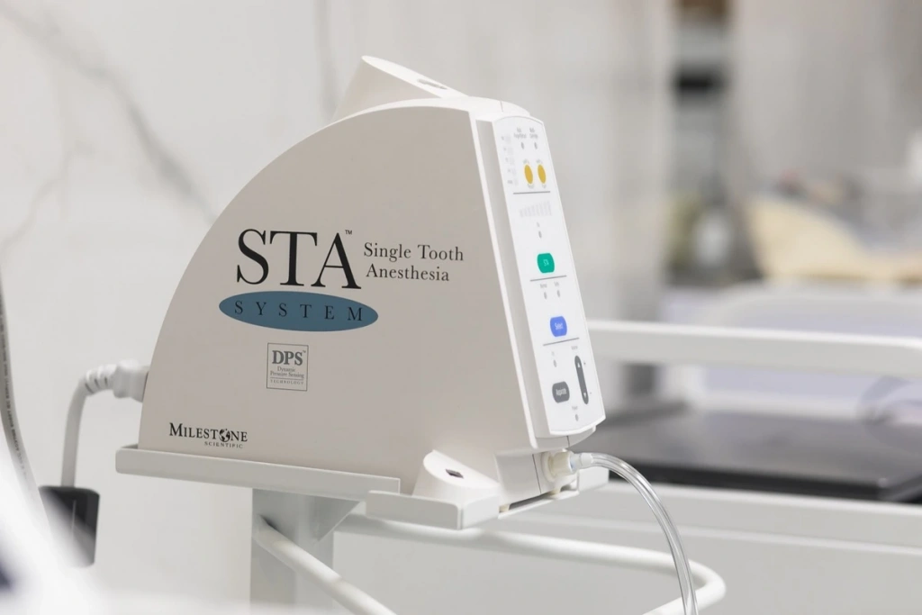 Компьютерная анестезия STA Milestone Scientific (USA) для вашего комфорта при проведении лечения